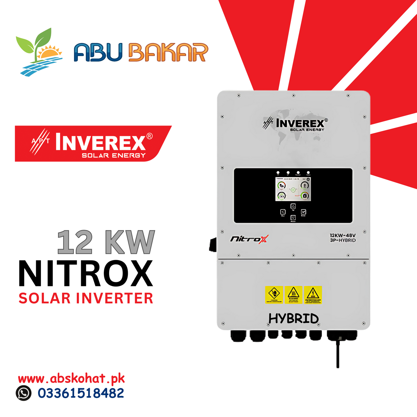 12KW INVEREX HYBRID INVERTER (NITROX SERIES)